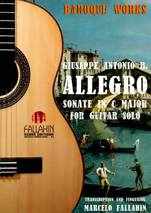 ALLEGRO I - GIUSEPPE ANTONIO - FOR GUITAR SOLO