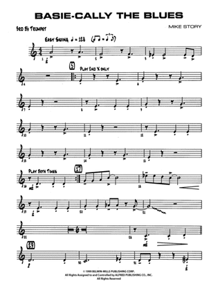 Basie-Cally the Blues: 3rd B-flat Trumpet