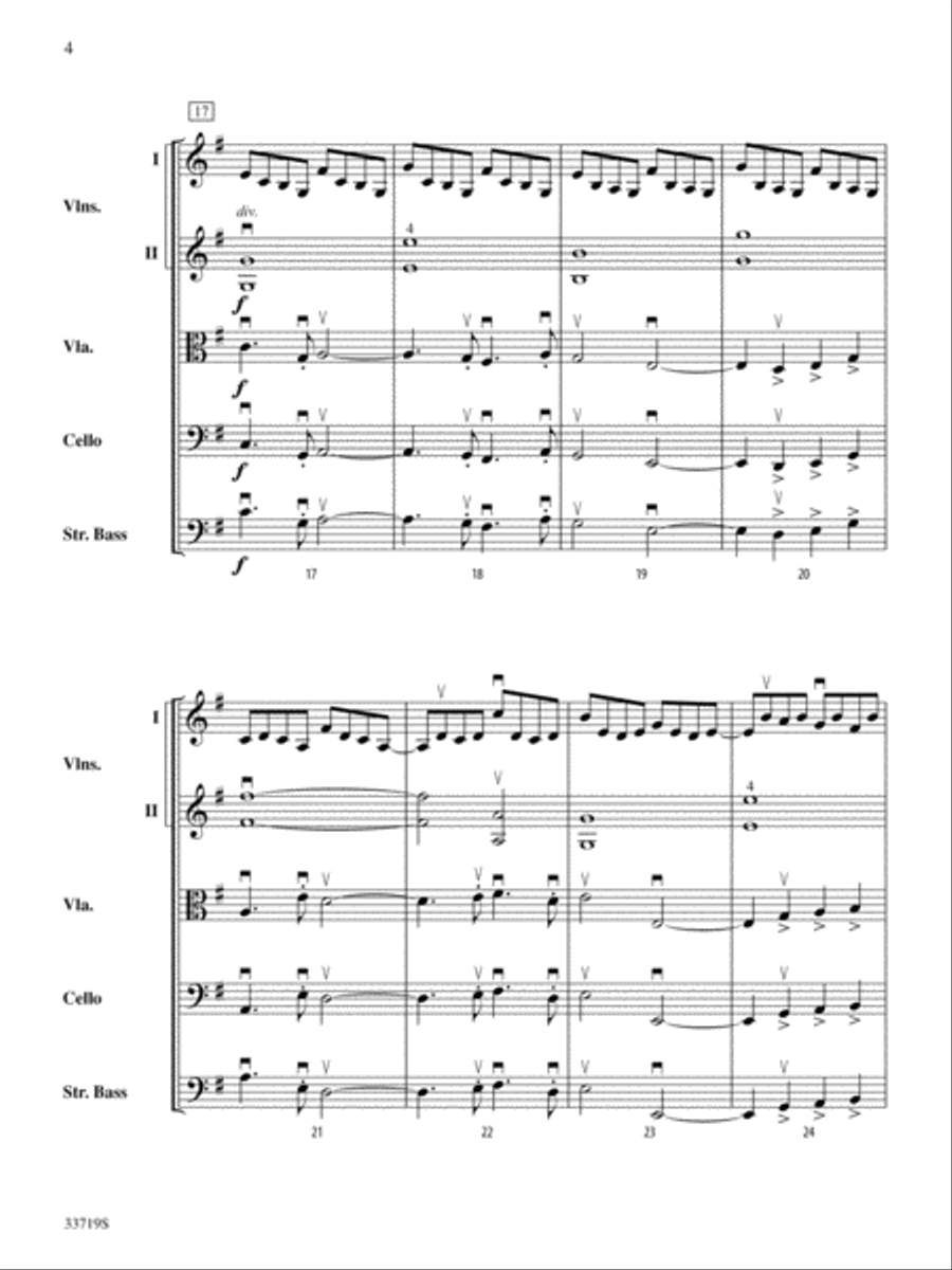 Winter Solstice: Score Winter Solstice: Score String Orchestra scores gallery preview page 4