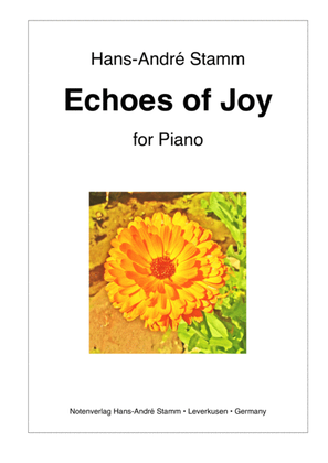 Book cover for Echoes of Joy for Piano