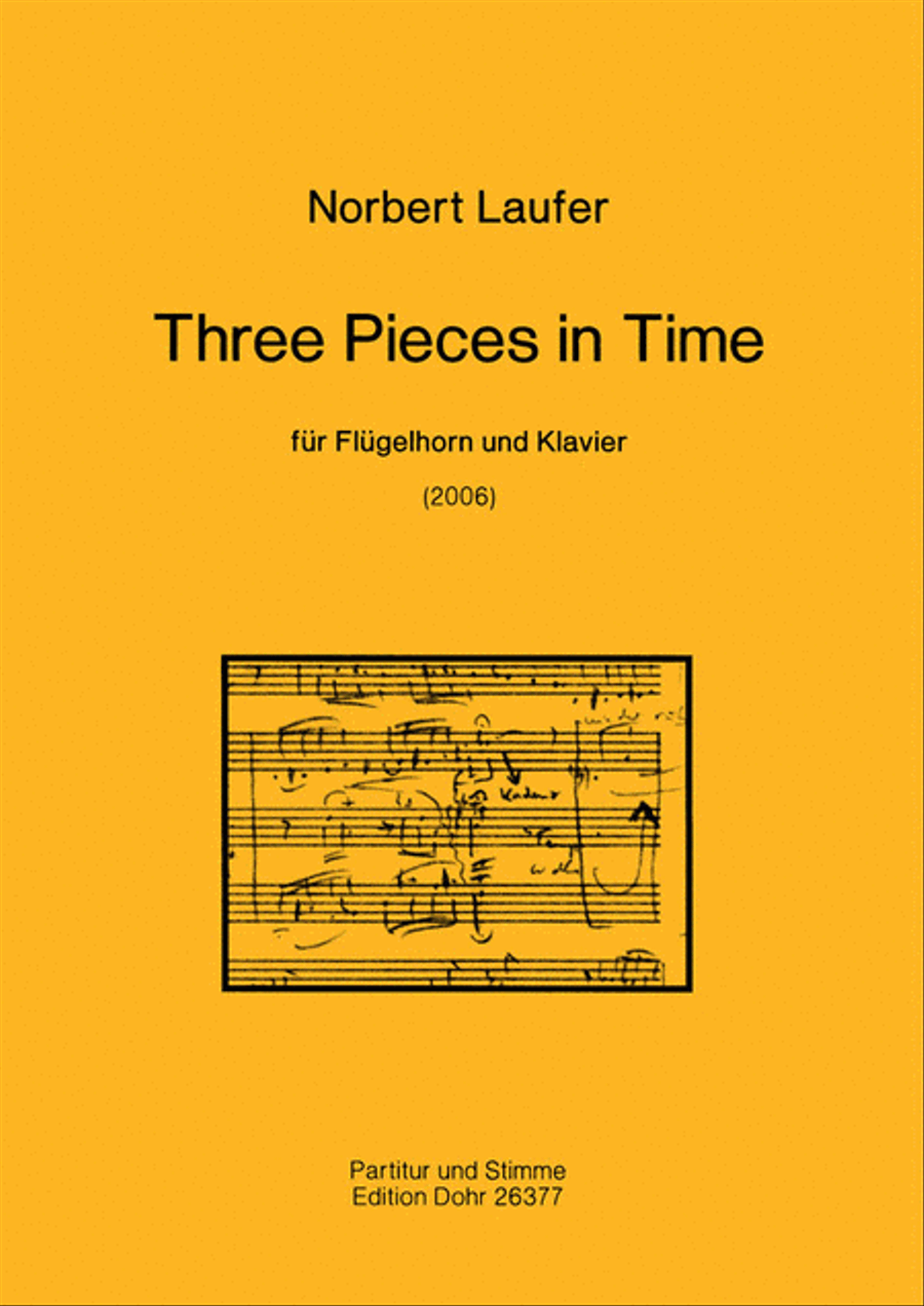 Three Pieces in Time für Flügelhorn und Klavier (2006) Piano scores gallery preview page 1
