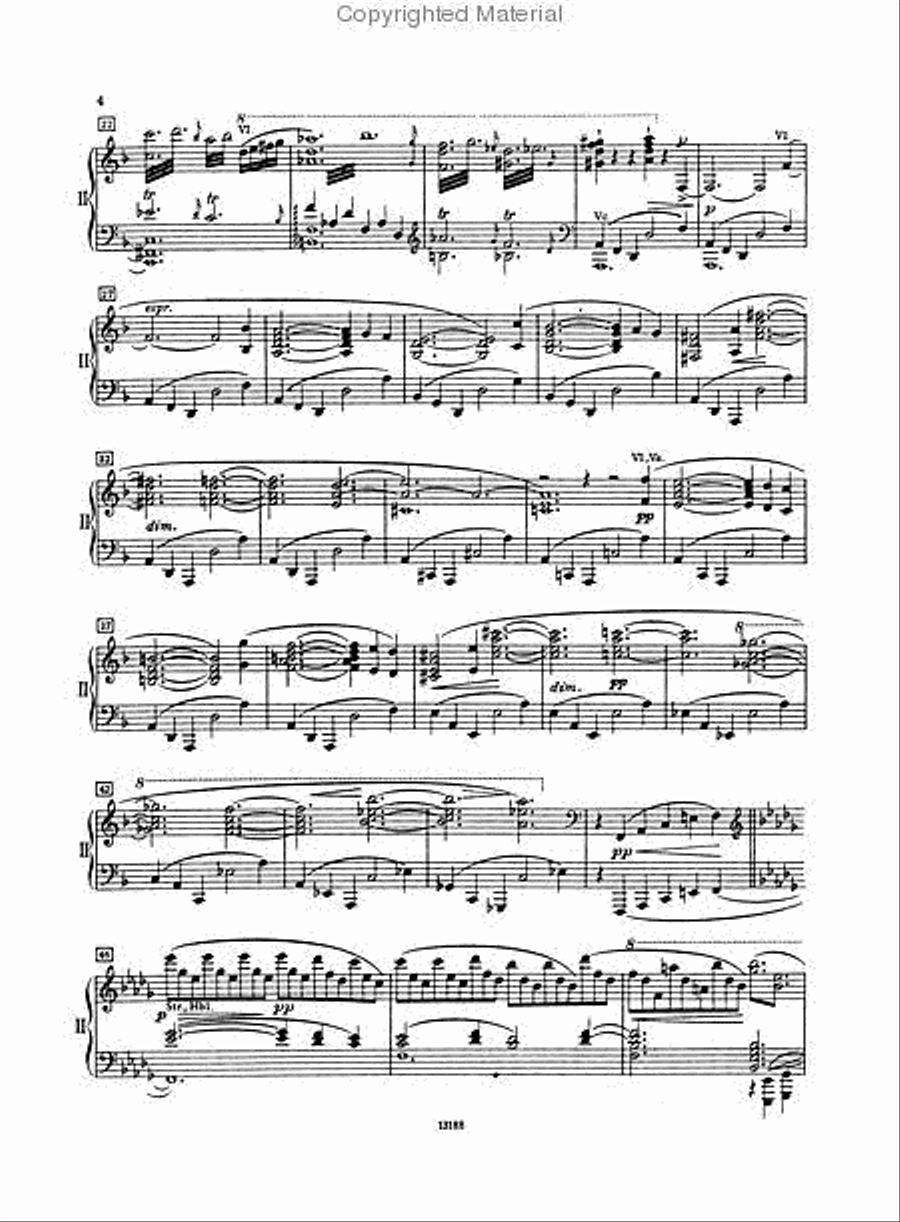 Piano Concerto No. 1 in D minor op. 15 (Edition for 2 Pianos) Piano Solo scores gallery preview page 3