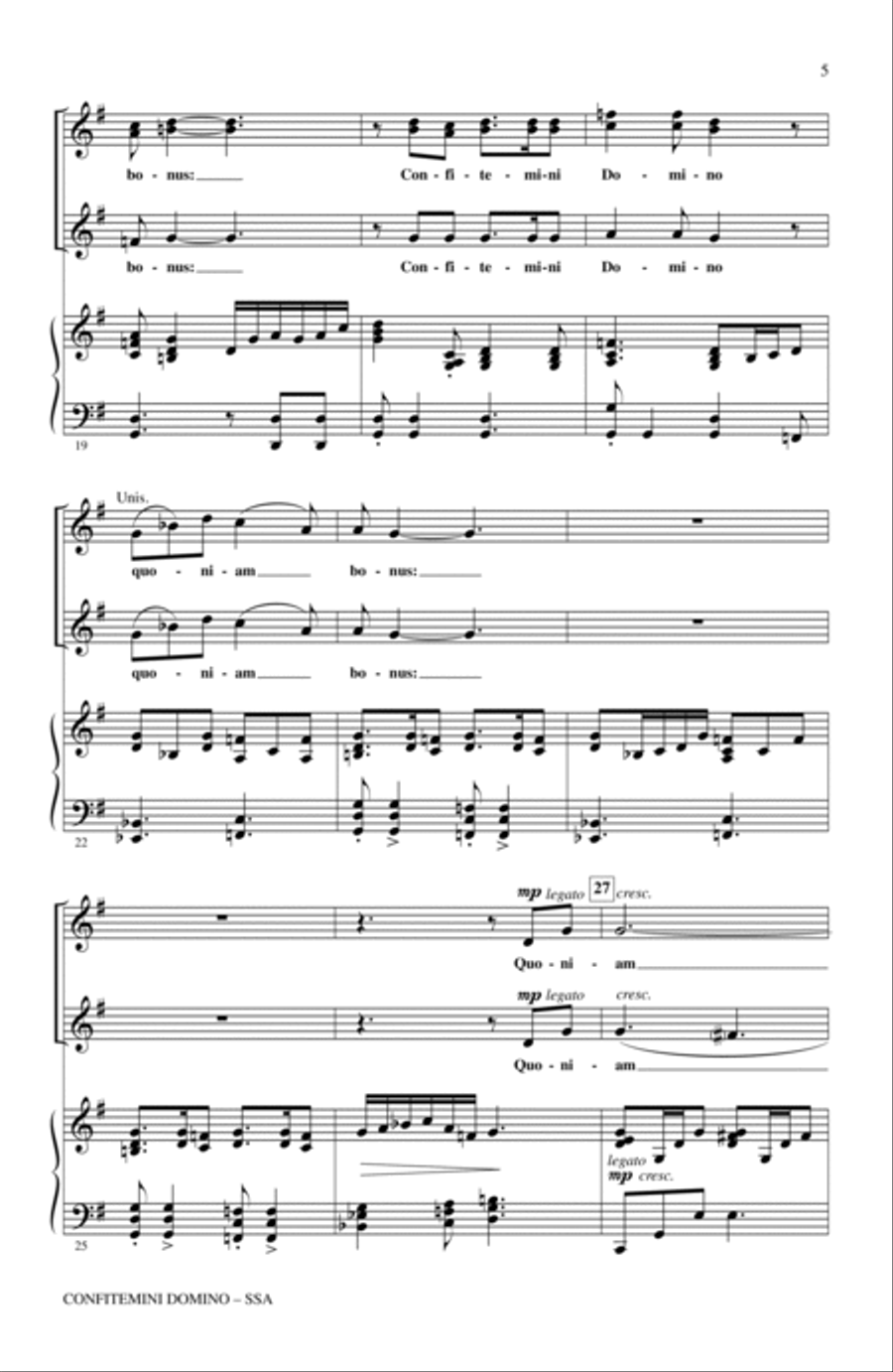 Confitemini Domino SSA scores gallery preview page 3