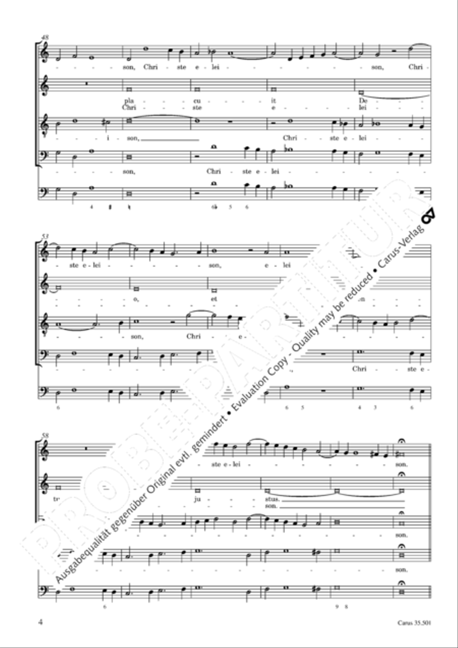 Palestrina: Masses and individual movements Score scores gallery preview page 19