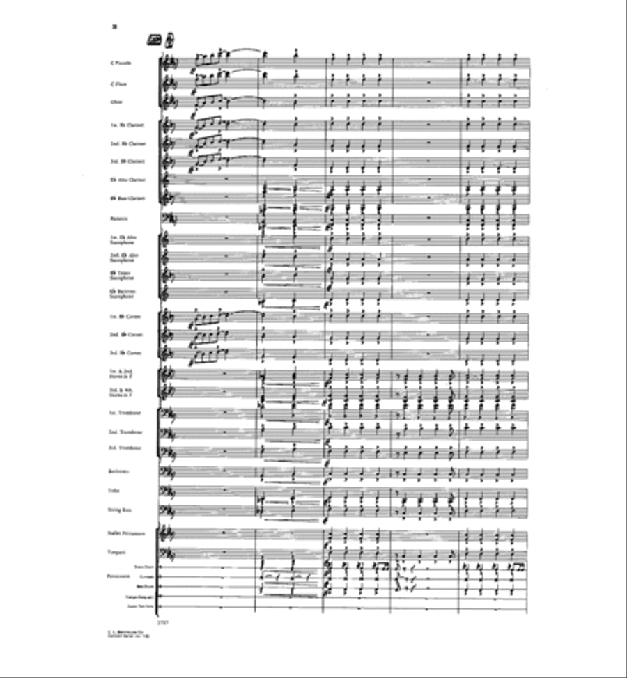 Declaration, Ballade & Finale Concert Band scores gallery preview page 29