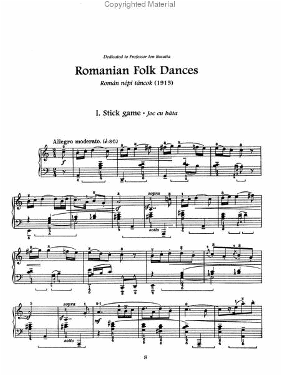 Allegro Barbaro and Other Short Works for Solo Piano Piano Solo scores gallery preview page 3