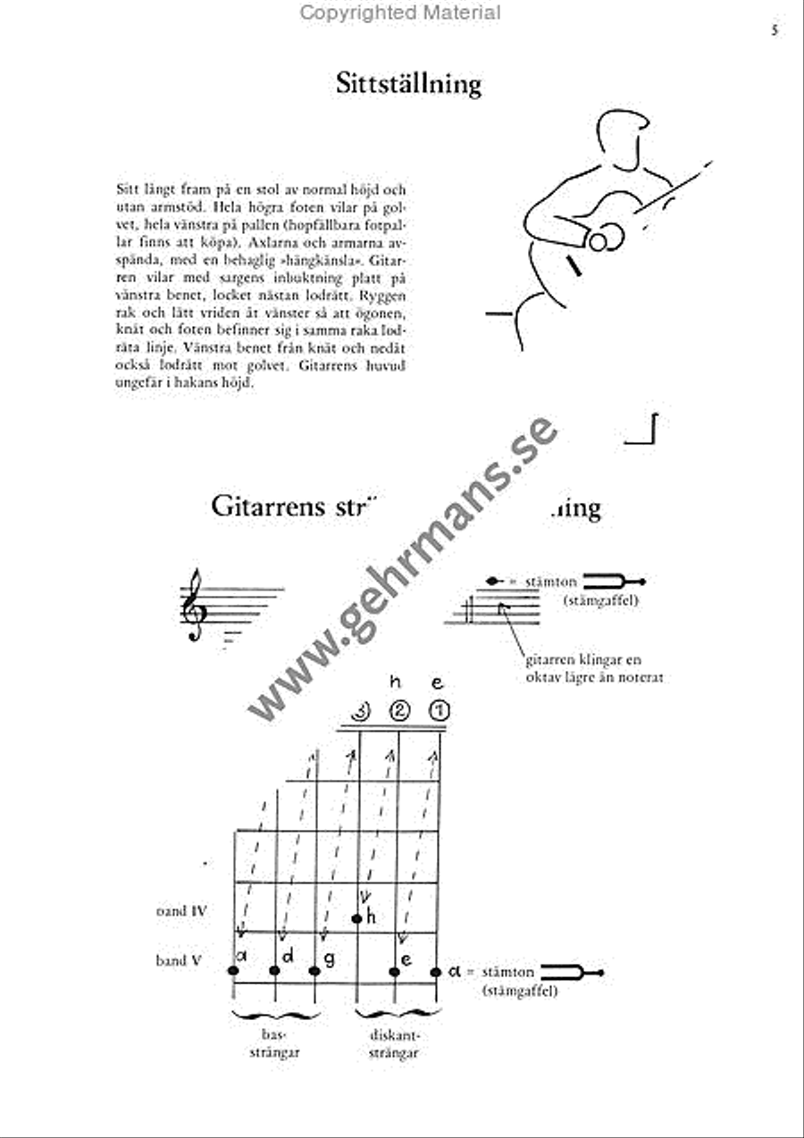 Lar dig spela gitarr 1 Guitar scores gallery preview page 4