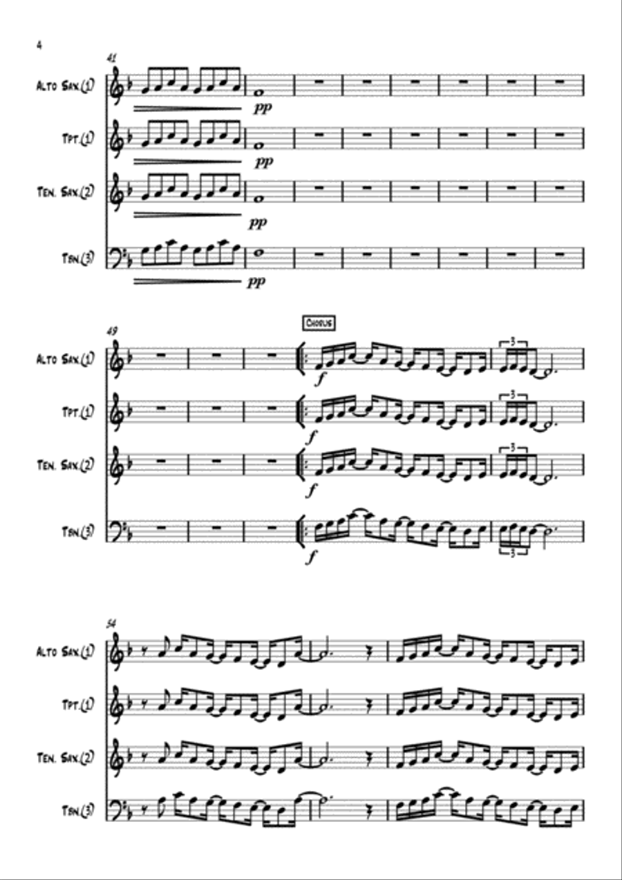 Bad Habit Small Ensemble scores gallery preview page 5