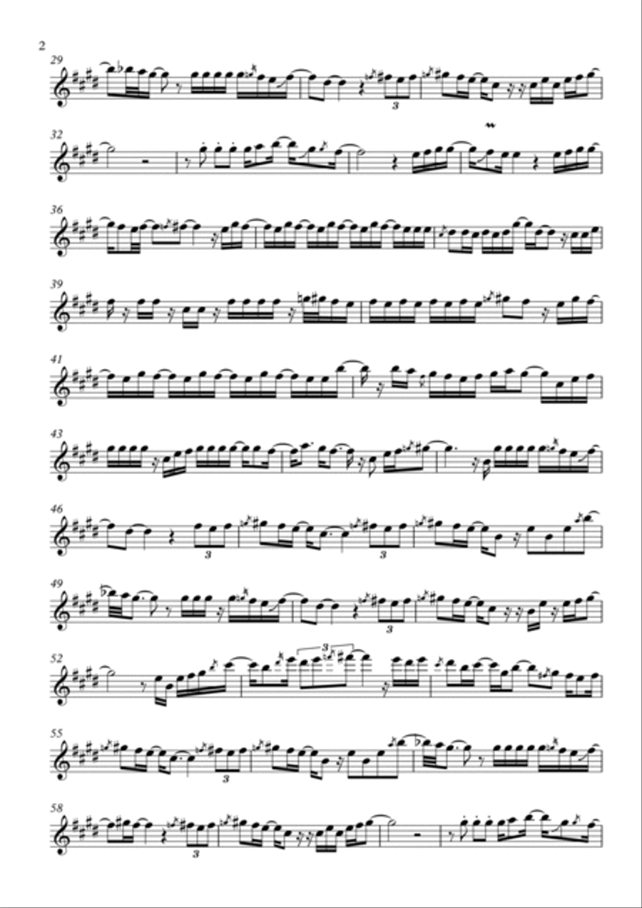 Ouvi Dizer Ouvi Dizer Clarinet Solo scores gallery preview page 2