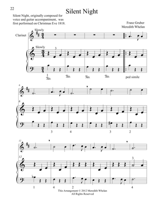 Christmas Duets for Clarinet & Piano: Silent Night