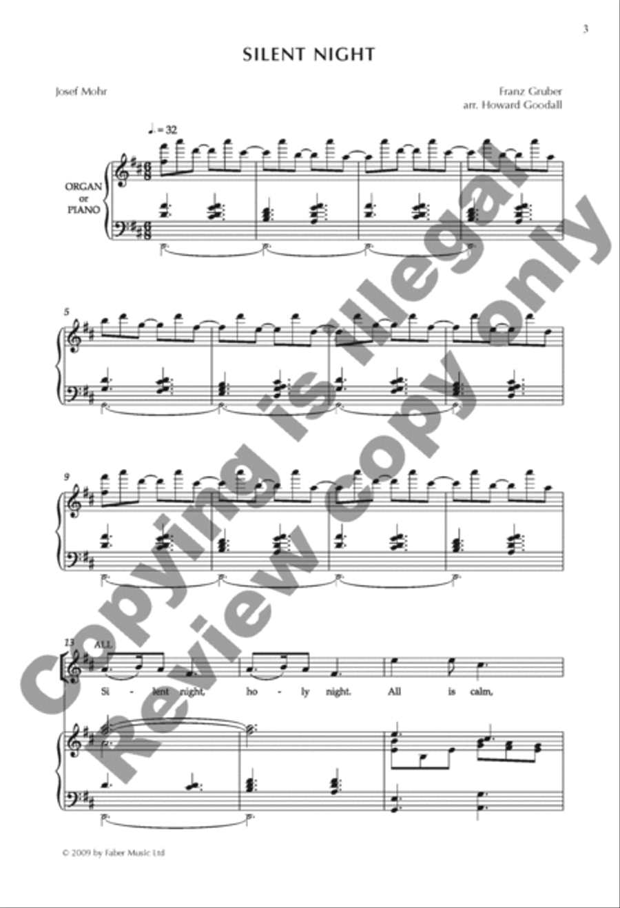 Silent Night from Enchanted Carols SA scores gallery preview page 3