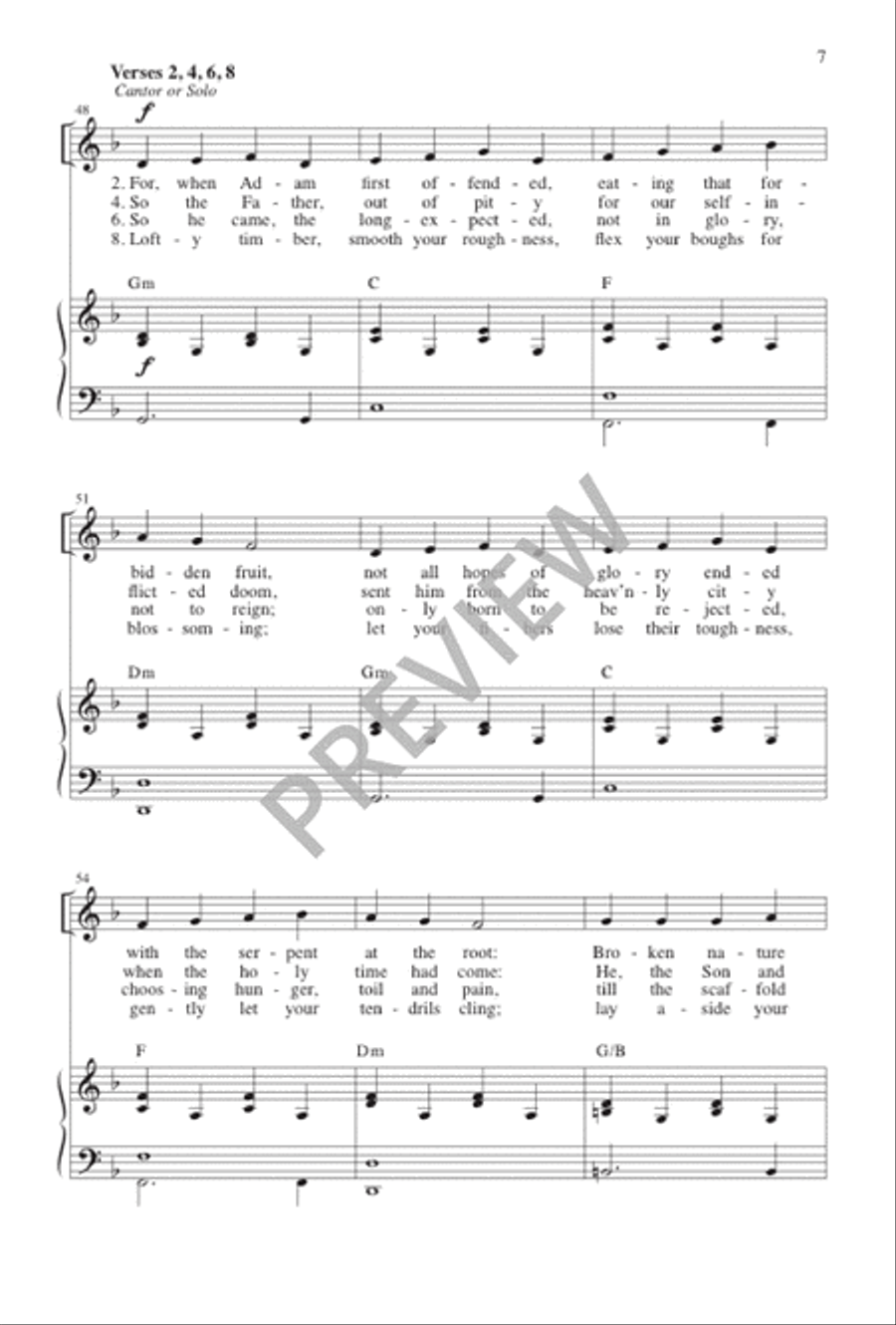 Faithful Cross Faithful Cross 3-Part scores gallery preview page 5