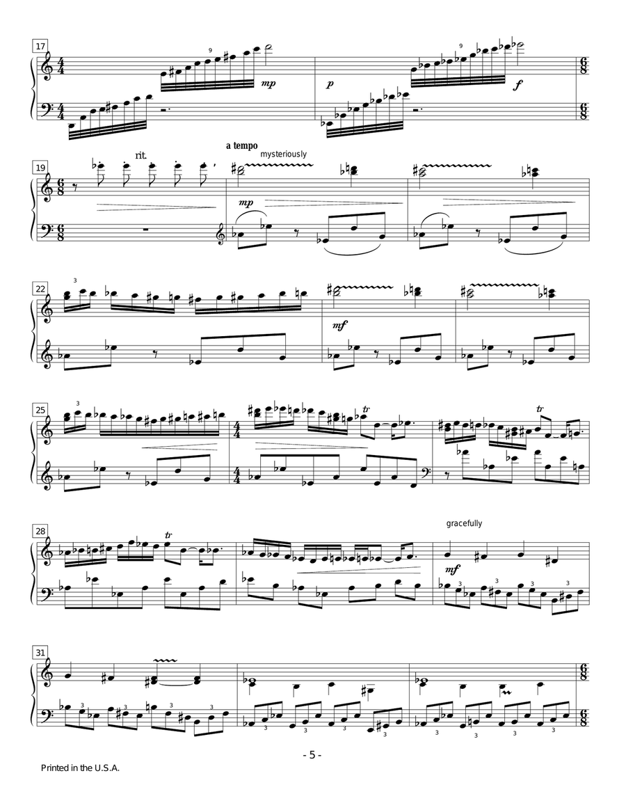 Ice Dances Piano Solo scores gallery preview page 2