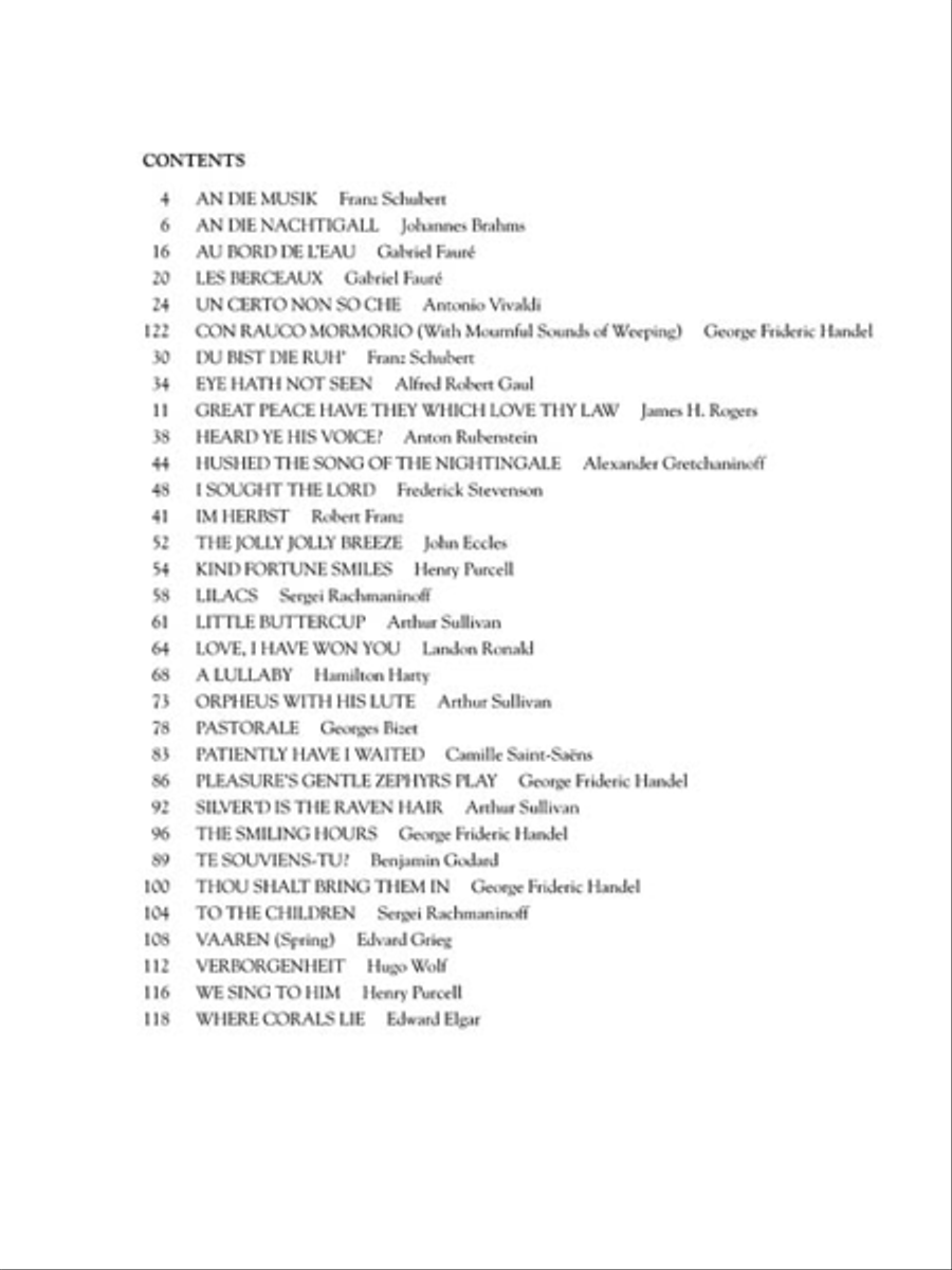The Second Book of Mezzo-Soprano/Alto Solos Mezzo-Soprano Voice scores gallery preview page 3