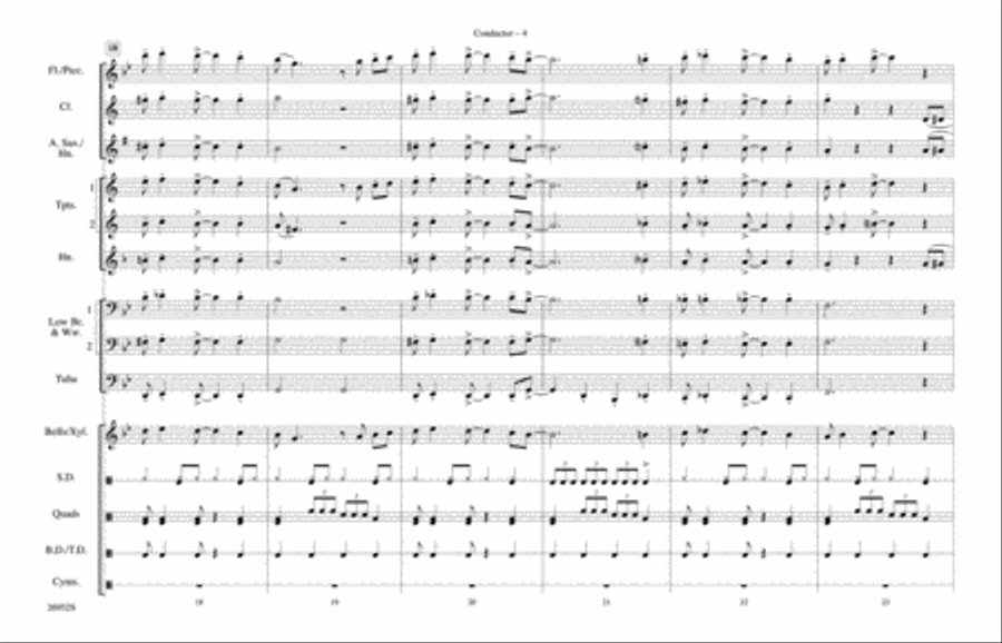 Pennsylvania 6-5000: Score Marching Band scores gallery preview page 4