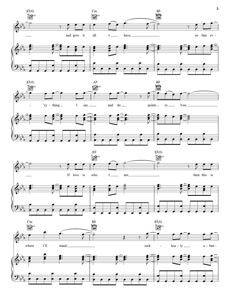 Live Like That Guitar scores gallery preview page 3