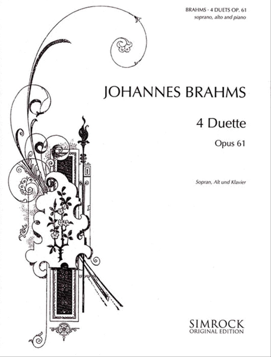 Four Duets, Op. 61 SA scores gallery preview page 1