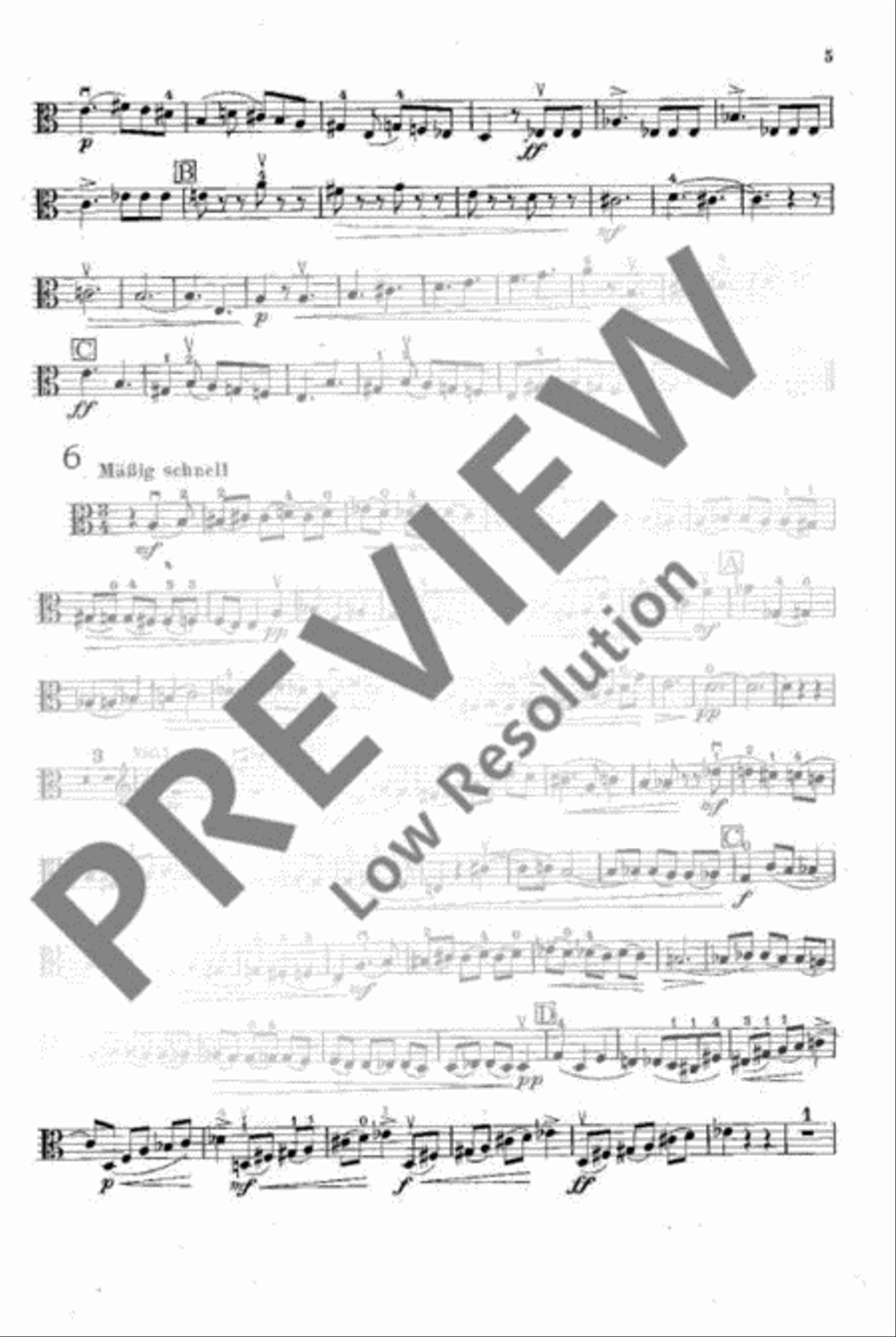 Eight Pieces Viola scores gallery preview page 6