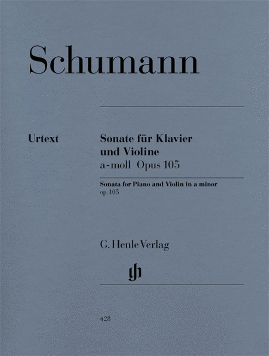 Sonata for Piano and Violin in A Minor Op. 105 Violin Solo scores gallery preview page 1