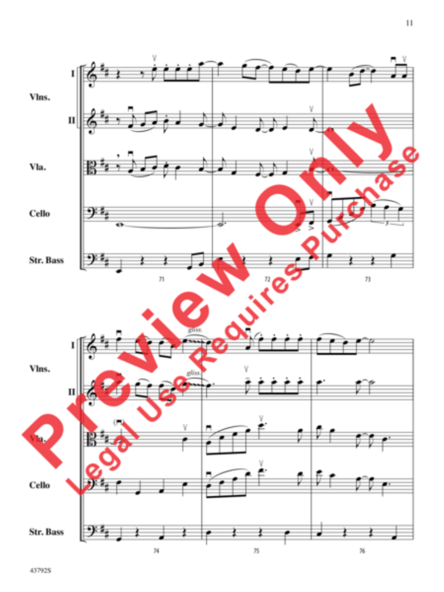 I Don't Want to Miss a Thing String Orchestra scores gallery preview page 30