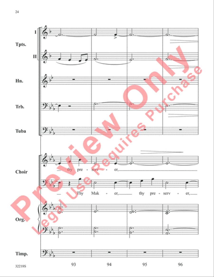 Awake, My Heart Choir scores gallery preview page 25