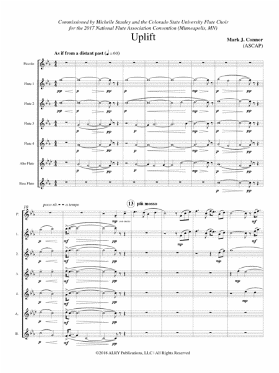 Uplift for Flute Choir Uplift for Flute Choir Flute Choir scores gallery preview page 2
