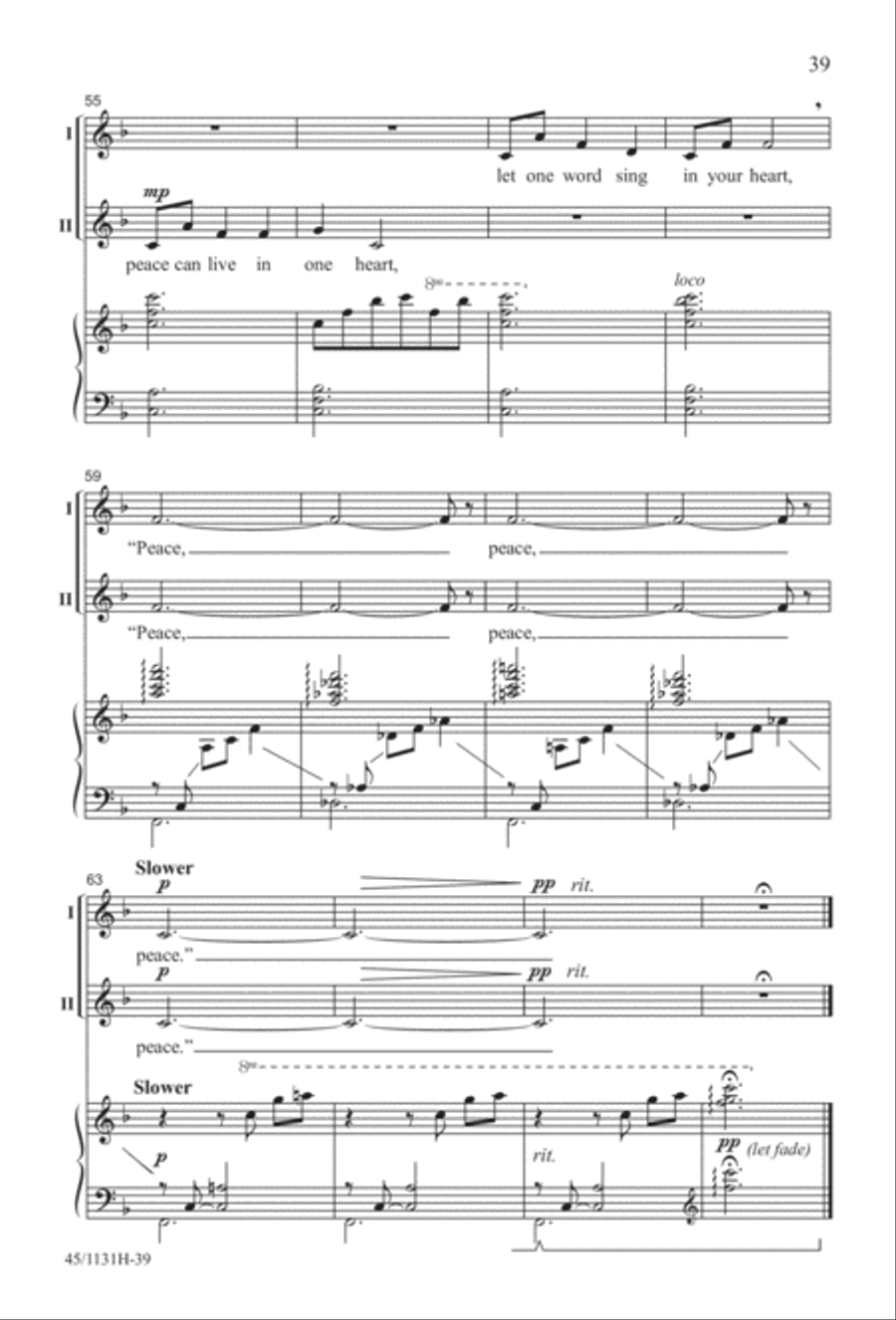 Singable Solutions for Winter Holidays 2-Part scores gallery preview page 39