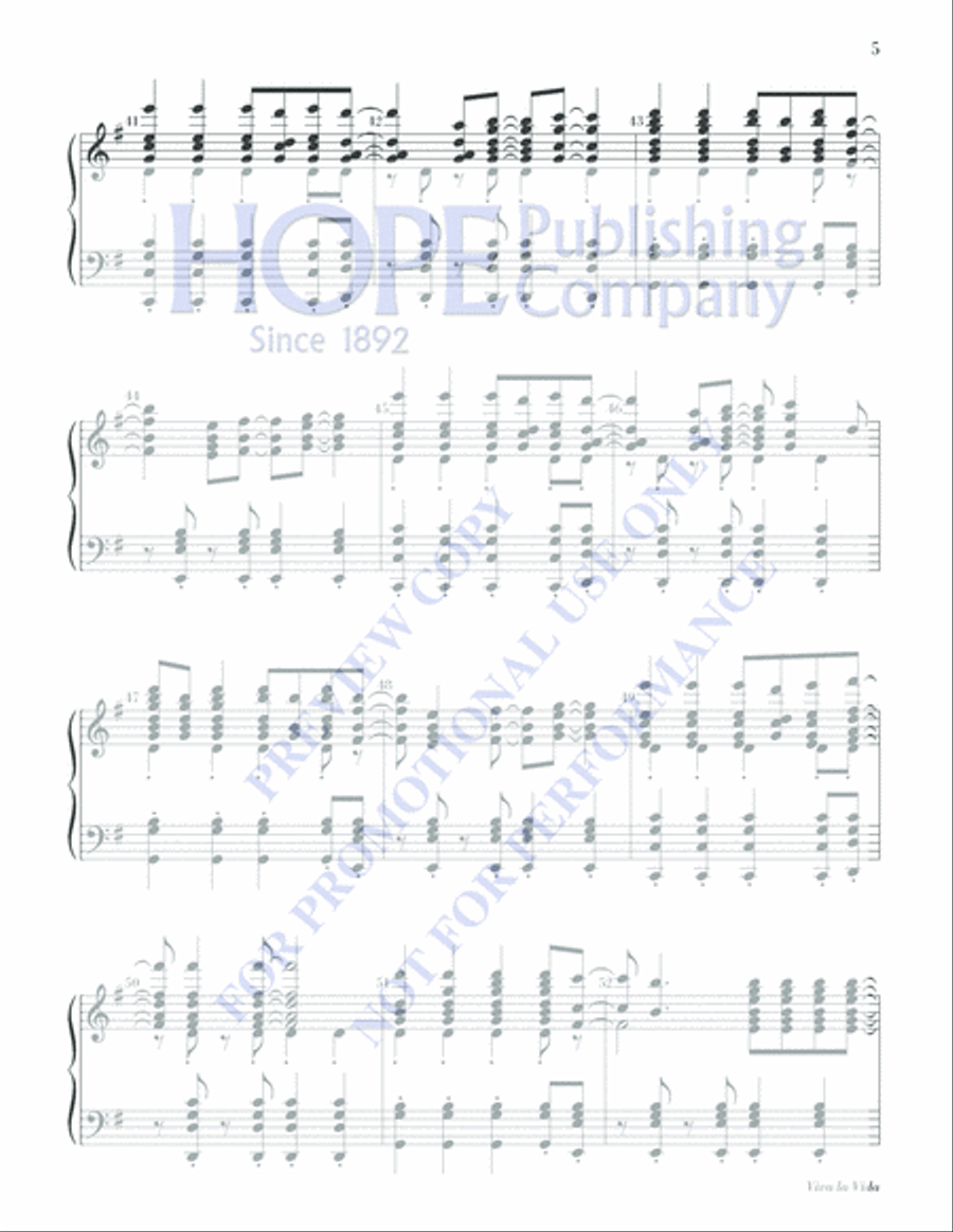Viva la Vida 5-Octaves scores gallery preview page 5