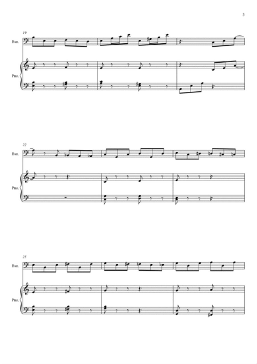 LA CAMPANELLA Bassoon scores gallery preview page 3