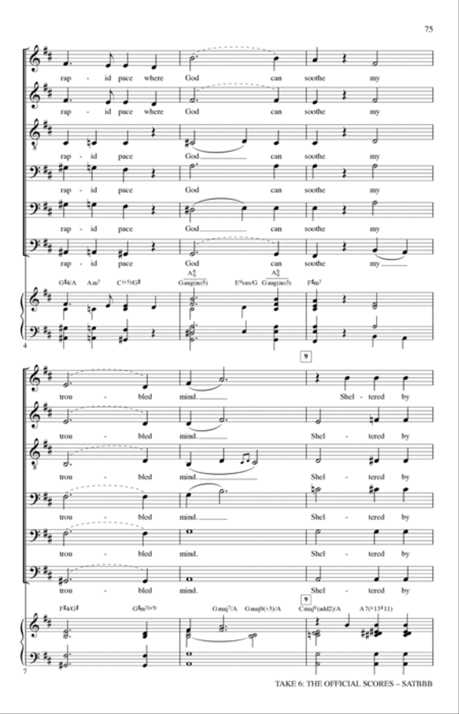 A Quiet Place A Cappella scores gallery preview page 2