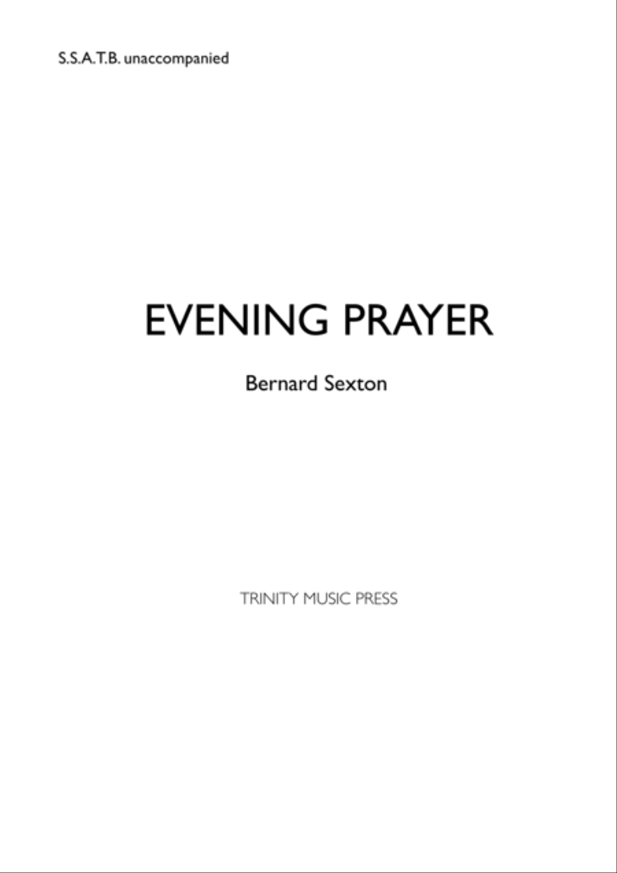 Evening Prayer (Let My Prayer Come Up) Divisi scores gallery preview page 1