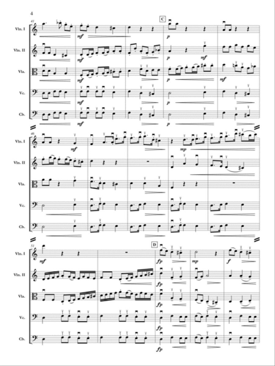 The Bells of St. Genevieve Orchestra scores gallery preview page 5