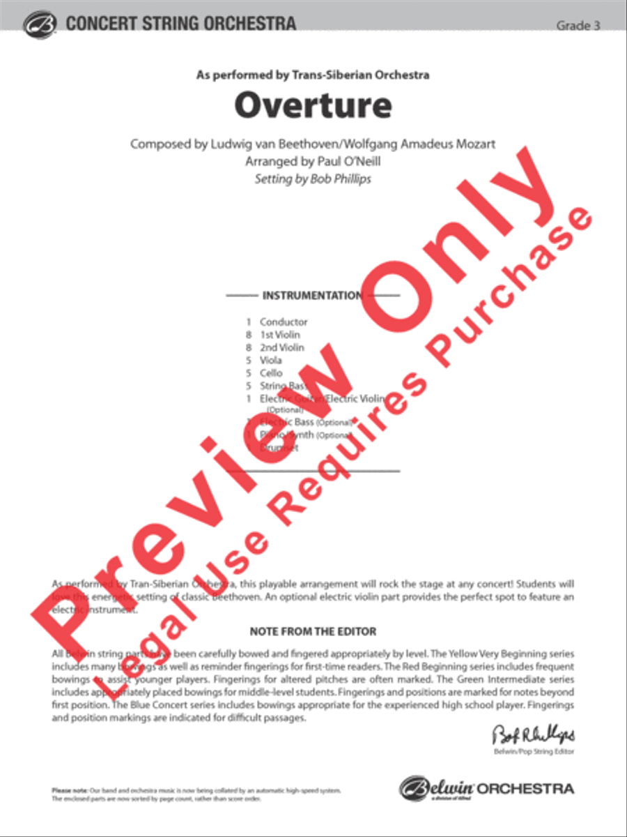 Overture Overture String Orchestra scores gallery preview page 2
