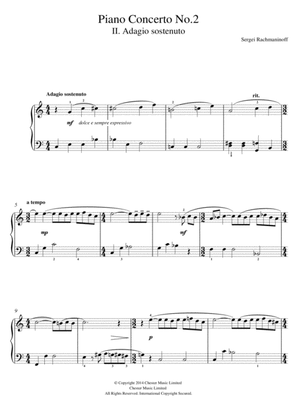 Book cover for Piano Concerto No.2 - 2nd Movement
