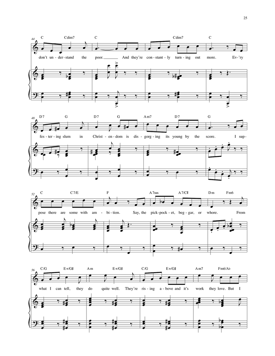 I Don't Understand The Poor Baritone Voice scores gallery preview page 5