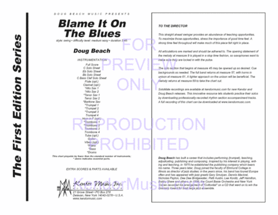 Blame It On The Blues image number null