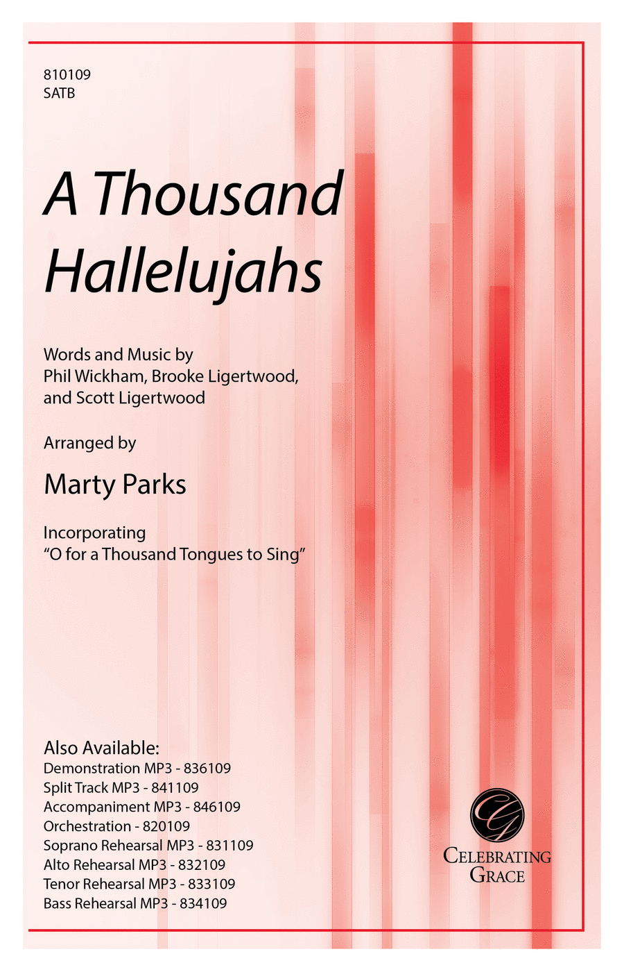A Thousand Hallelujahs 4-Part scores gallery preview page 1