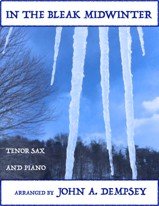 Book cover for In the Bleak Midwinter (Tenor Sax and Piano)
