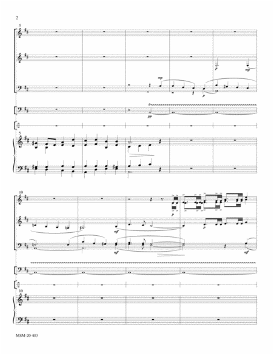 Crown Him with Many Crowns Choir scores gallery preview page 2
