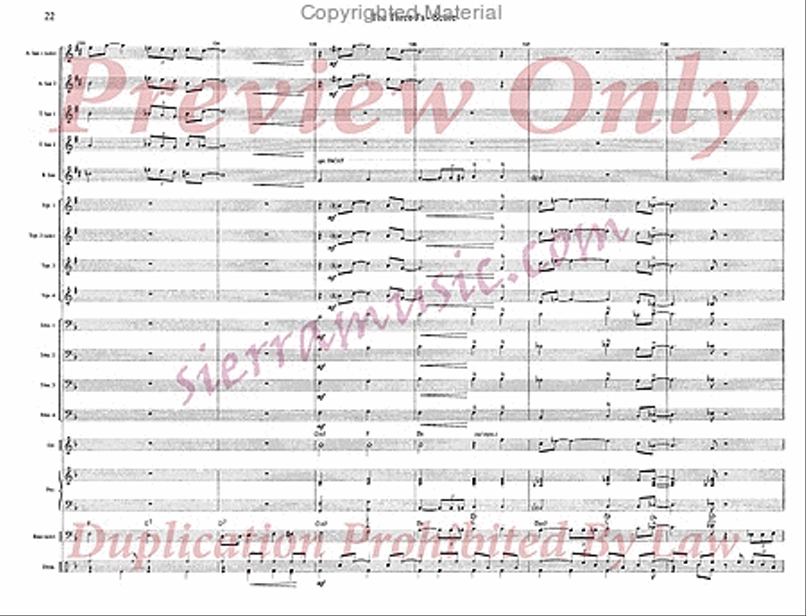 The Three J's Jazz Ensemble scores gallery preview page 23