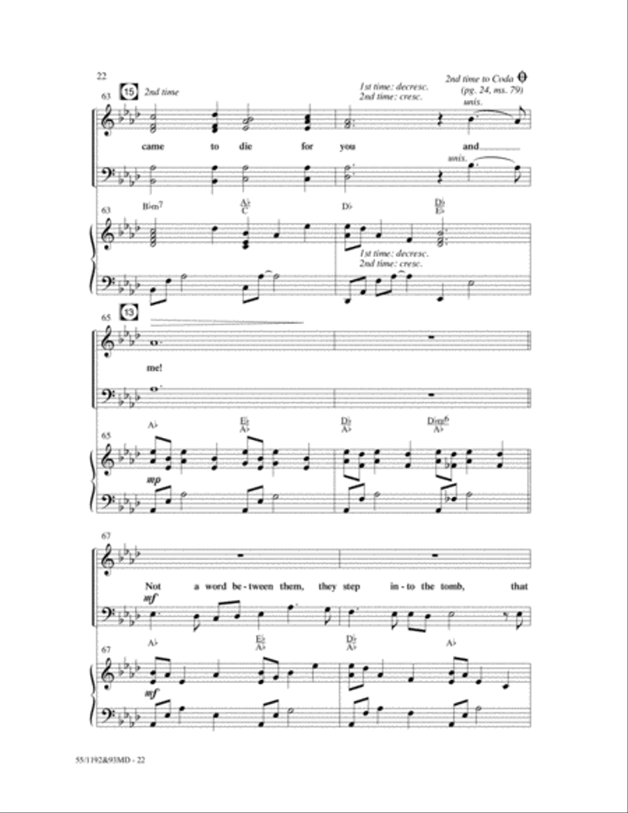 The Lamb 4-Part scores gallery preview page 17