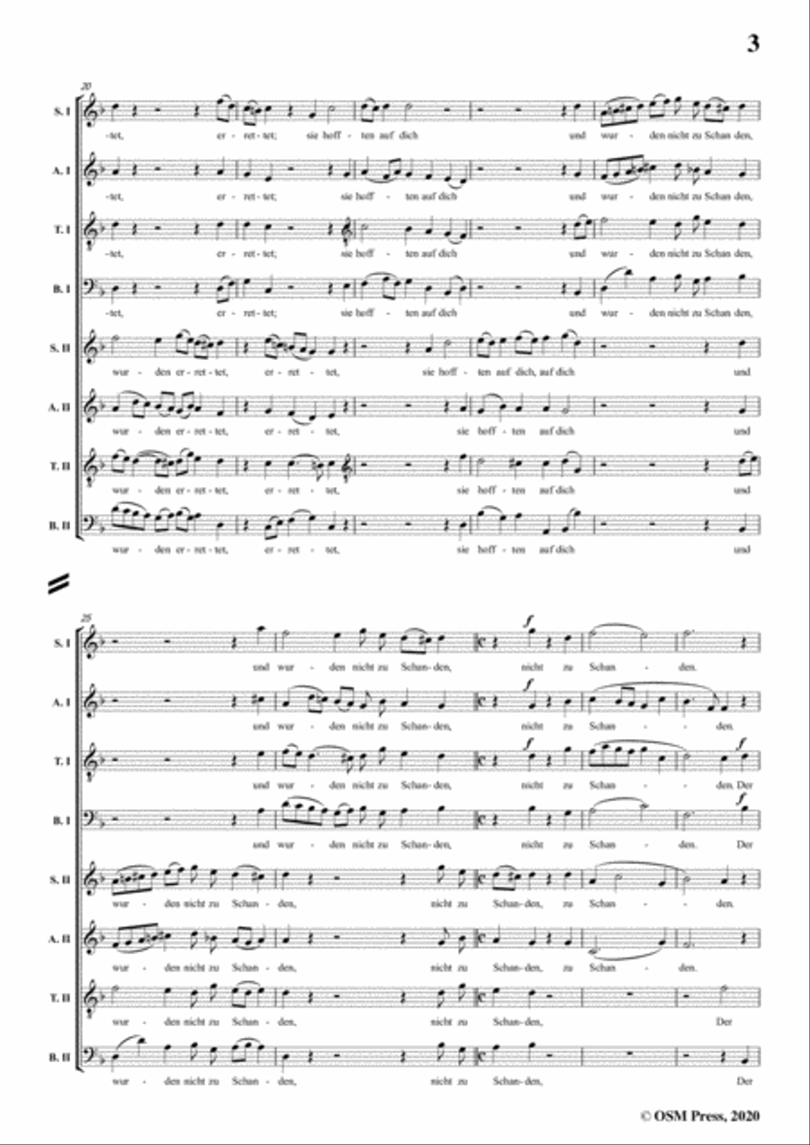 Brahms-Fest-und Gedenksprüche,Op.109,for A Cappella 4-Part scores gallery preview page 5