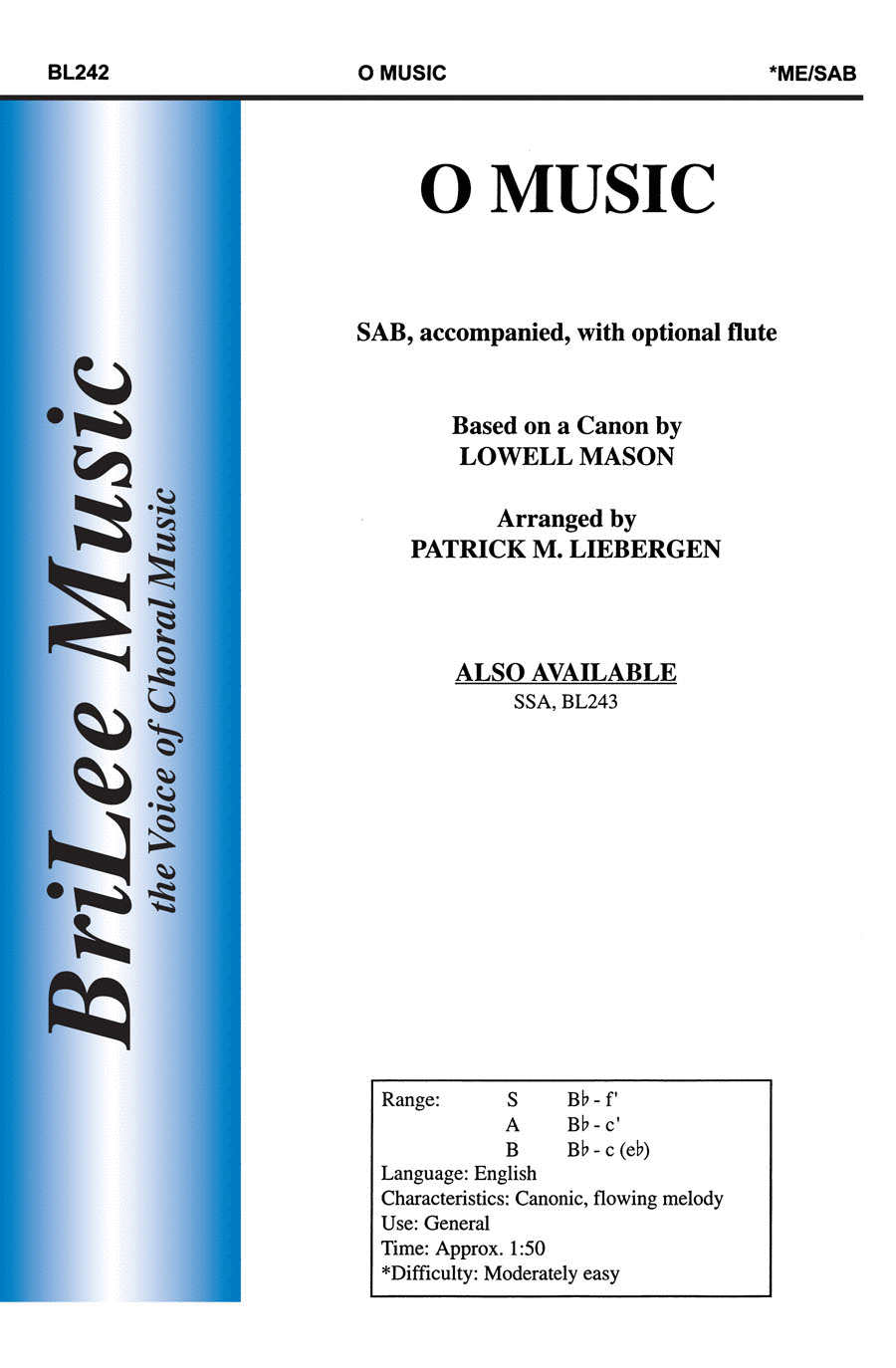 O Music 3-Part scores gallery preview page 1