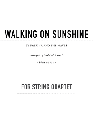 Book cover for Walking On Sunshine