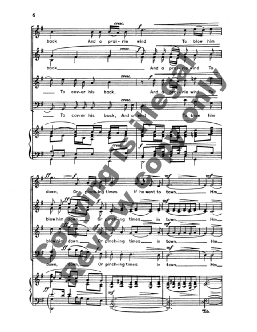 Nancy Hanks 4-Part scores gallery preview page 11