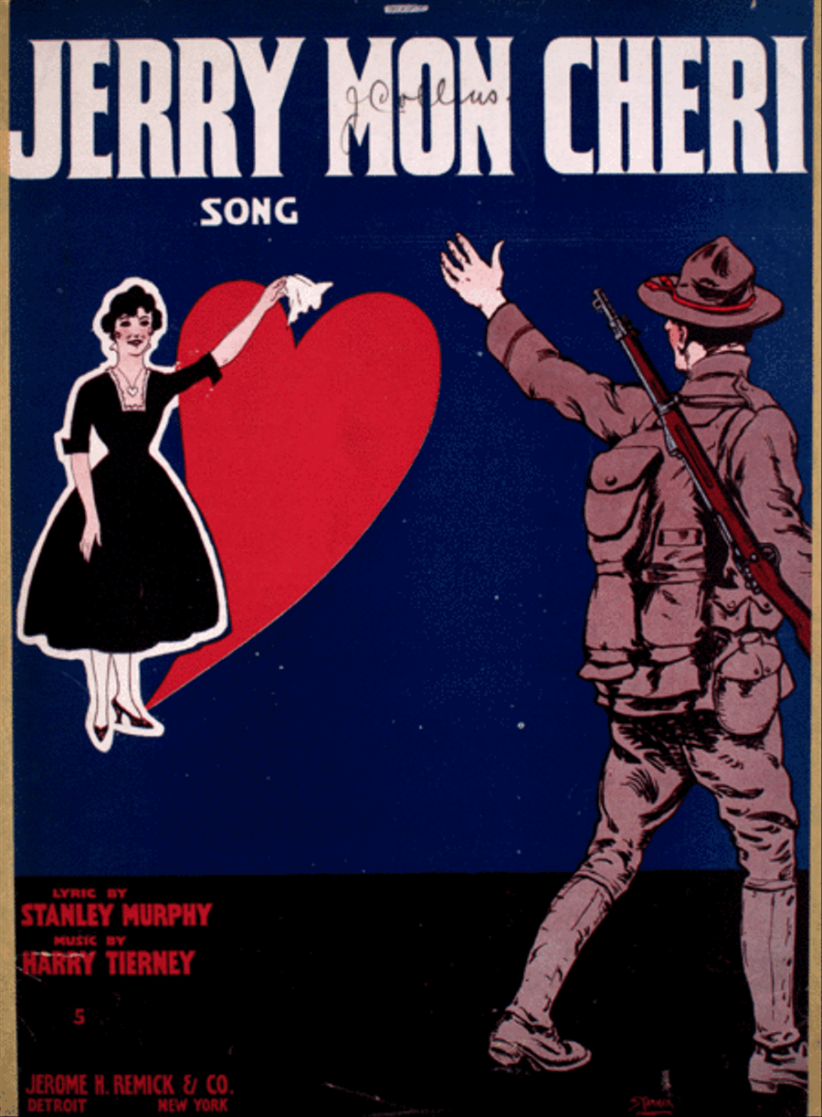 Jerry Mon Cheri. Song Voice scores gallery preview page 1