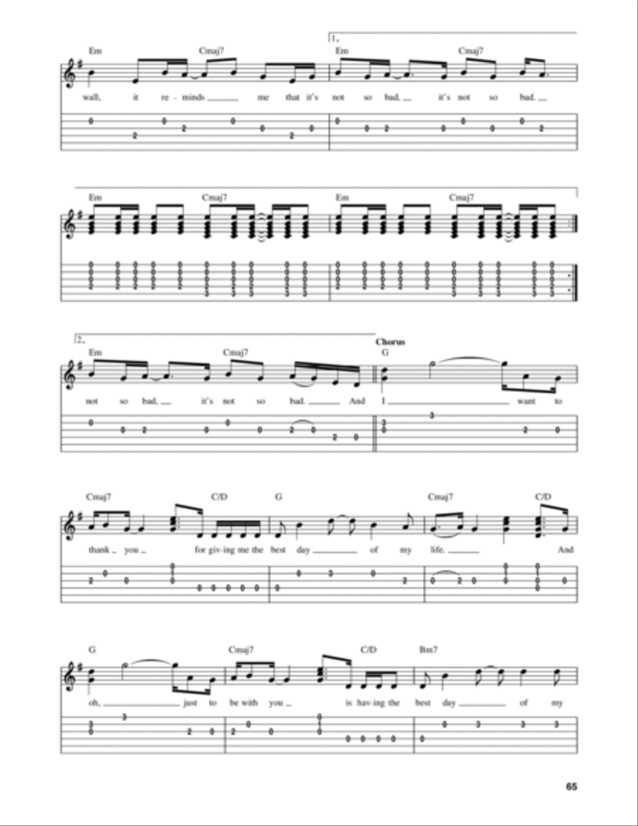 Thank You Thank You Acoustic Guitar scores gallery preview page 2