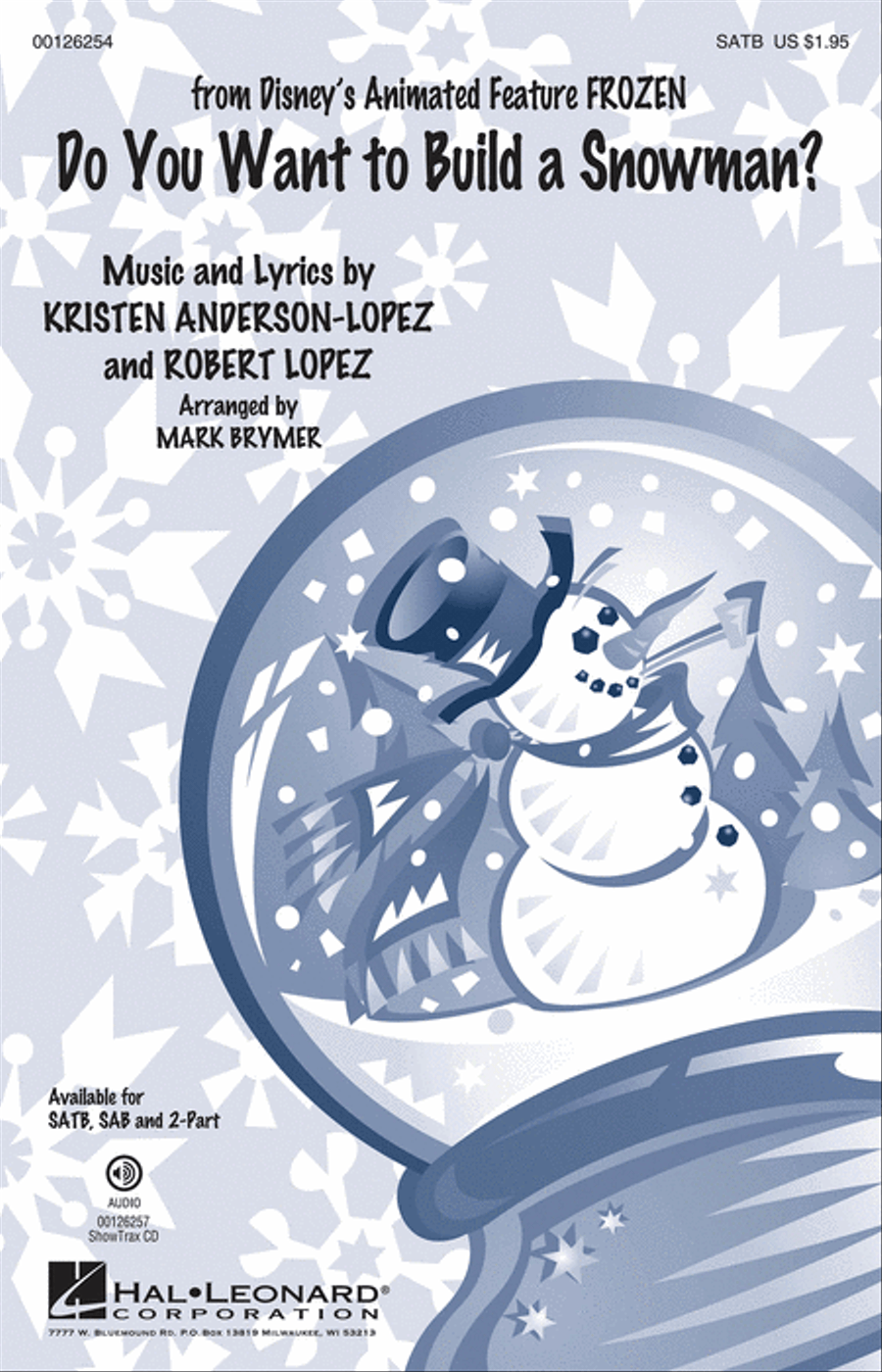 Do You Want to Build a Snowman? 4-Part scores gallery preview page 1