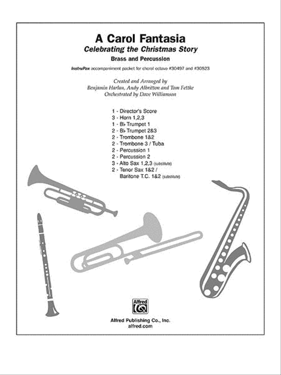 A Carol Fantasia A Carol Fantasia Choir scores gallery preview page 1
