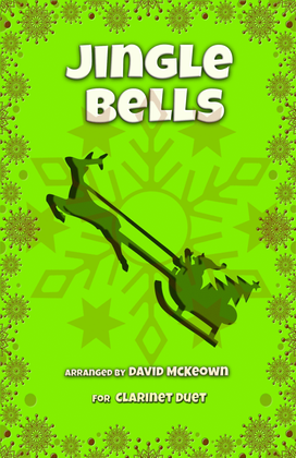 Book cover for Jingle Bells, Jazz Style, for Clarinet Duet